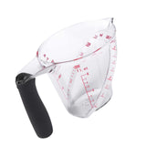 Maxbell Angled Measuring Cup Food Grade Material Portable Clear Measurement Markings