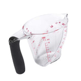 Maxbell Angled Measuring Cup Food Grade Material Portable Clear Measurement Markings
