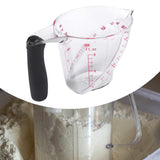 Maxbell Angled Measuring Cup Food Grade Material Portable Clear Measurement Markings