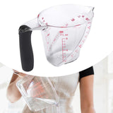 Maxbell Angled Measuring Cup Food Grade Material Portable Clear Measurement Markings