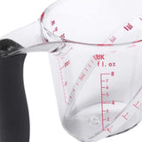 Maxbell Angled Measuring Cup Food Grade Material Portable Clear Measurement Markings