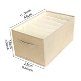 Maxbell Closet Organizer with Handle Multipurpose for Nursery Cabinet Bookcase Shelf 7 grids