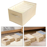 Maxbell Closet Organizer with Handle Multipurpose for Nursery Cabinet Bookcase Shelf 7 grids