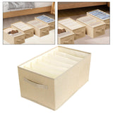Maxbell Closet Organizer with Handle Multipurpose for Nursery Cabinet Bookcase Shelf 7 grids