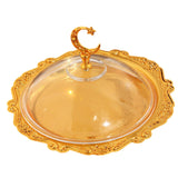 Maxbell European Serving Tray with Cover Fruit Display Server for Countertop Wedding