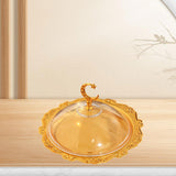 Maxbell European Serving Tray with Cover Fruit Display Server for Countertop Wedding