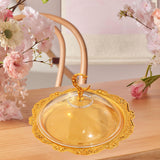 Maxbell European Serving Tray with Cover Fruit Display Server for Countertop Wedding