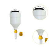 Maxbell Condiment Squeeze Bottle 3.5L Sauce Dispenser for Commercial Outdoor Kitchen yellow