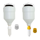 Maxbell Condiment Squeeze Bottle 3.5L Sauce Dispenser for Commercial Outdoor Kitchen yellow