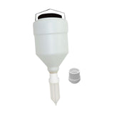 Maxbell Condiment Squeeze Bottle 3.5L Sauce Dispenser for Commercial Outdoor Kitchen white