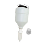 Maxbell Condiment Squeeze Bottle 3.5L Sauce Dispenser for Commercial Outdoor Kitchen white