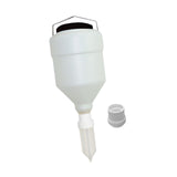 Maxbell Condiment Squeeze Bottle 3.5L Sauce Dispenser for Commercial Outdoor Kitchen white