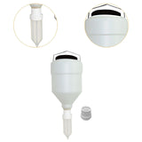 Maxbell Condiment Squeeze Bottle 3.5L Sauce Dispenser for Commercial Outdoor Kitchen white