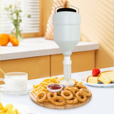 Maxbell Condiment Squeeze Bottle 3.5L Sauce Dispenser for Commercial Outdoor Kitchen white