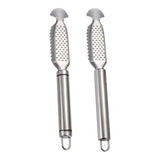 Maxbell Fishes Scale Scraping Tool Ergonomic Handle Manual Fishes Scale Remover for Home Double wire handle