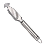 Maxbell Fishes Scale Scraping Tool Ergonomic Handle Manual Fishes Scale Remover for Home Double wire handle