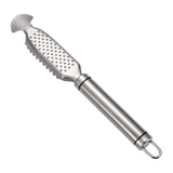 Maxbell Fishes Scale Scraping Tool Ergonomic Handle Manual Fishes Scale Remover for Home Double wire handle