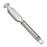Maxbell Fishes Scale Scraping Tool Ergonomic Handle Manual Fishes Scale Remover for Home Double wire handle