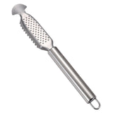 Maxbell Fishes Scale Scraping Tool Ergonomic Handle Manual Fishes Scale Remover for Home Round handle
