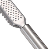 Maxbell Fishes Scale Scraping Tool Ergonomic Handle Manual Fishes Scale Remover for Home Round handle