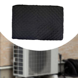 Maxbell Indoor Air Conditioner Cover Portable Home Use Wind for Window House black