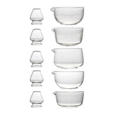 Maxbell Spout Matcha Bowl Set Matcha Ceremony Starter Matcha Bowl Glass Bowl Tea Set Style A