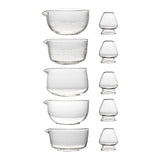 Maxbell Spout Matcha Bowl Set Matcha Ceremony Starter Matcha Bowl Glass Bowl Tea Set Style A