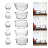 Maxbell Spout Matcha Bowl Set Matcha Ceremony Starter Matcha Bowl Glass Bowl Tea Set Style A