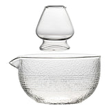 Maxbell Spout Matcha Bowl Set Matcha Ceremony Starter Matcha Bowl Glass Bowl Tea Set Style A