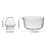 Maxbell Spout Matcha Bowl Set Matcha Ceremony Starter Matcha Bowl Glass Bowl Tea Set Style B