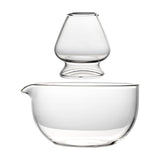 Maxbell Spout Matcha Bowl Set Matcha Ceremony Starter Matcha Bowl Glass Bowl Tea Set Style D