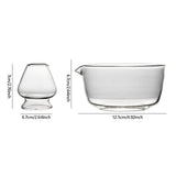 Maxbell Spout Matcha Bowl Set Matcha Ceremony Starter Matcha Bowl Glass Bowl Tea Set Style E