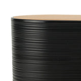 Maxbell 6Pcs Bathroom Accessories Portable Toilet Brush for Dorm Household Farmhouse Black