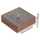Maxbell Divided Serving Box Versatile Serving Tray for Cookies Desserts Dried Fruits Square