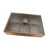 Maxbell Divided Serving Box Versatile Serving Tray for Cookies Desserts Dried Fruits Rectangle