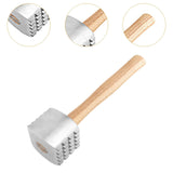 Maxbell Wood Meat Hammer Chicken Hammer Practical Food Mallet Meat Tenderizer Hammer