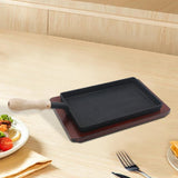 Maxbell Cast Iron Griddle Nonstick Grilling Pan for Home Electric Gas Cooker Kitchen