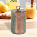 Maxbell Ceramic Storage Container Holder Decor Sealed Jar for Cookie Seasoning sugar