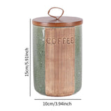 Maxbell Ceramic Storage Container Holder Decor Sealed Jar for Cookie Seasoning coffee