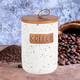 Maxbell Ceramic Storage Canister Portable Seal Jar with Top Handle Storage Container coffee