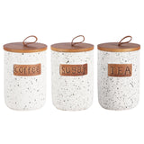 Maxbell Ceramic Storage Canister Portable Seal Jar with Top Handle Storage Container coffee