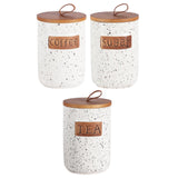 Maxbell Ceramic Storage Canister Portable Seal Jar with Top Handle Storage Container coffee
