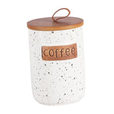 Maxbell Ceramic Storage Canister Portable Seal Jar with Top Handle Storage Container coffee