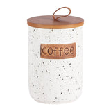Maxbell Ceramic Storage Canister Portable Seal Jar with Top Handle Storage Container coffee