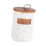 Maxbell Ceramic Storage Canister Portable Seal Jar with Top Handle Storage Container coffee