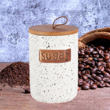 Maxbell Ceramic Storage Canister Portable Seal Jar with Top Handle Storage Container sugar