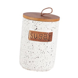 Maxbell Ceramic Storage Canister Portable Seal Jar with Top Handle Storage Container sugar