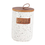 Maxbell Ceramic Storage Canister Portable Seal Jar with Top Handle Storage Container sugar