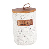 Maxbell Ceramic Storage Canister Portable Seal Jar with Top Handle Storage Container sugar