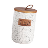 Maxbell Ceramic Storage Canister Portable Seal Jar with Top Handle Storage Container tea
